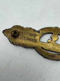 Sjælden original U-boot frontspange med fremstiller
