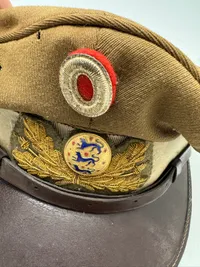 Original dansk M23 kasket, navngiven
