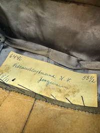 Original dansk M23 kasket, navngiven