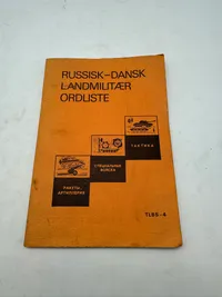 Russisk-dansk landmilitær ordliste