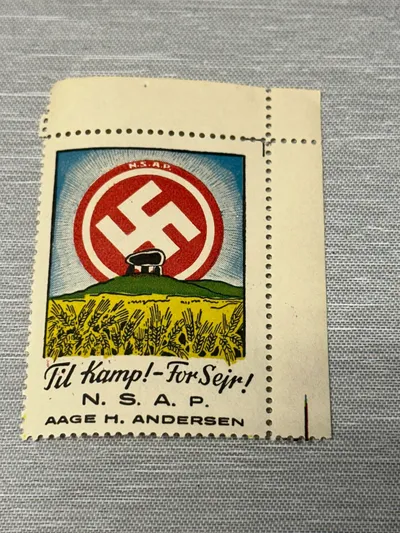 Originalt Dansk D.N.S.A.P mærkat