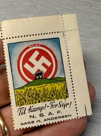 Originalt Dansk D.N.S.A.P mærkat