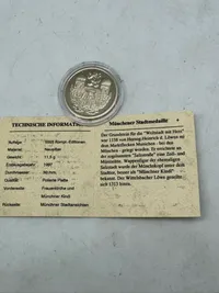 Original tysk medalje token med certifikat