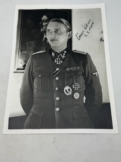 Originalt signeret Søren Kam foto A4