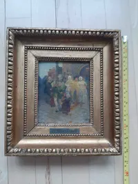Wilhelm Marstrand Maleri, olie på plade