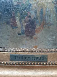 Wilhelm Marstrand Maleri, olie på plade
