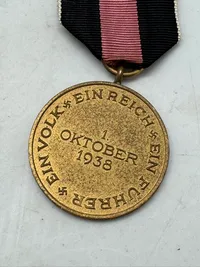Original 1 oktober 1938 medalje