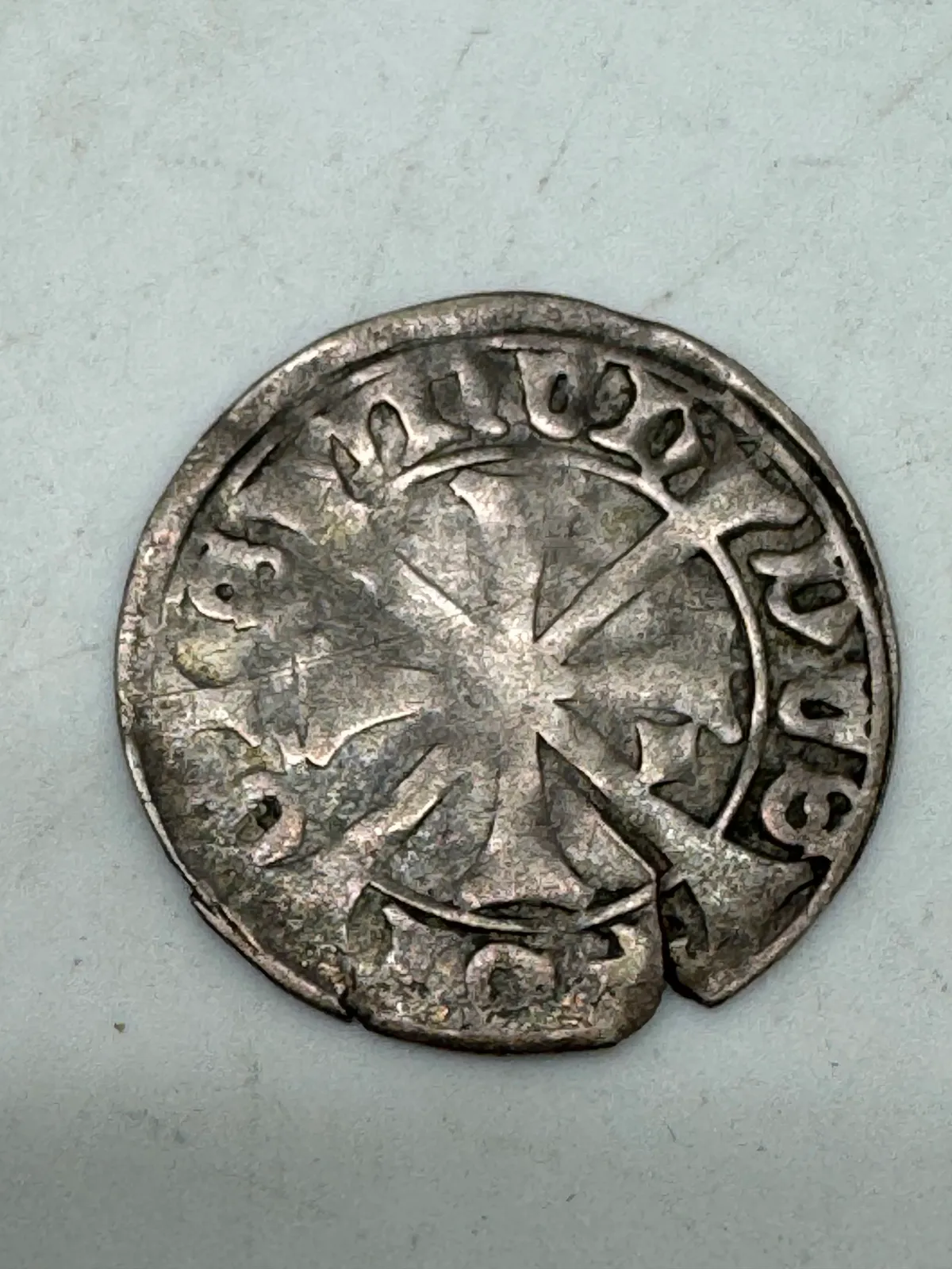 Original middelalder mønt af sølv