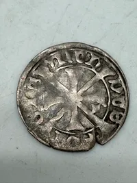 Original middelalder mønt af sølv