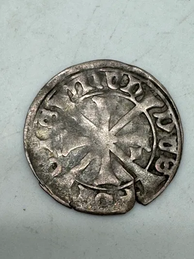 Original middelalder mønt af sølv
