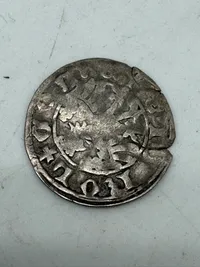 Original middelalder mønt af sølv