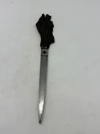 Original Tysk brevåbner lavet af granatsplint