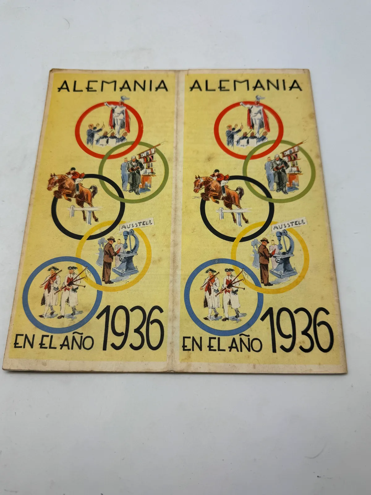 Originalt spansk olympiade hæfte fra 1936