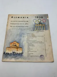 Originalt spansk olympiade hæfte fra 1936