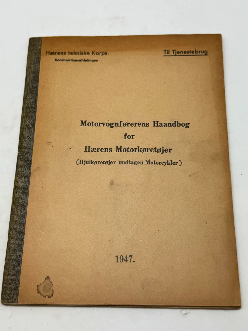 Originalt HTK hæfte