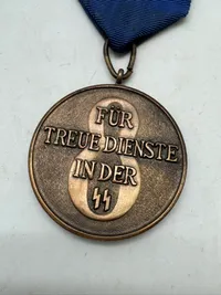 Waffen SS Treue Dienst medalje (8) - original???