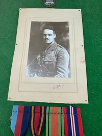 Originalt ww2 lot på samme mand, WILLIAM HAMILTON KILLED IN ACTION
KOHIMA1945