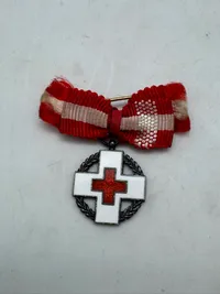 Sjælden original miniature medalje, Dansk Røde Kors 1939-1945