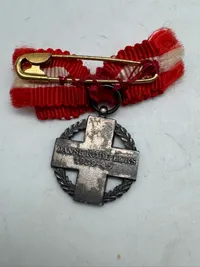Sjælden original miniature medalje, Dansk Røde Kors 1939-1945