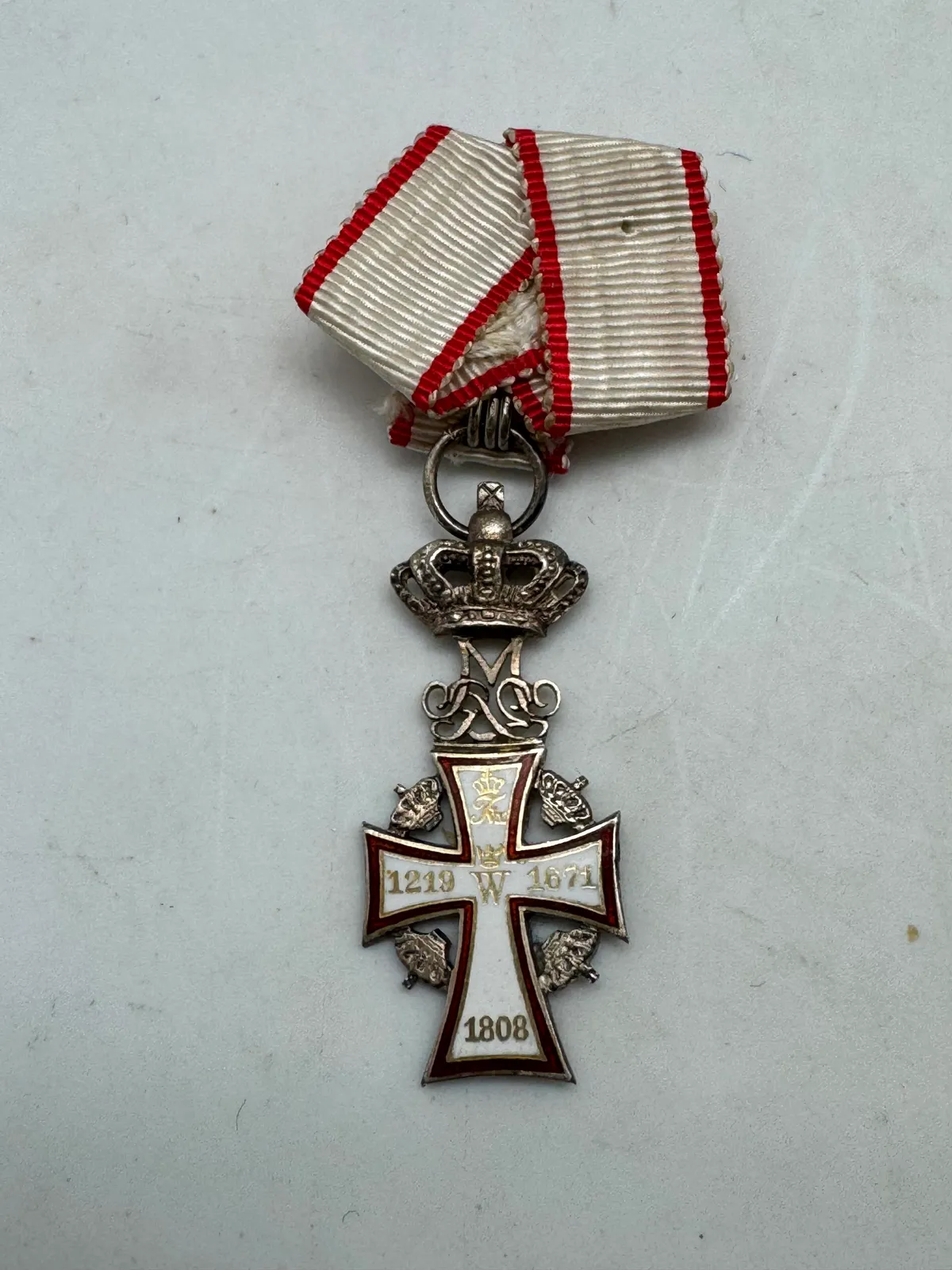Originalt dronning Margrete miniature ridderkors