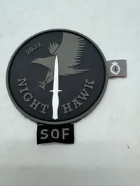 Sjældent originalt SOF night hawk mærke