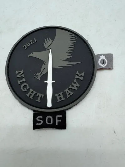 Sjældent originalt SOF night hawk mærke
