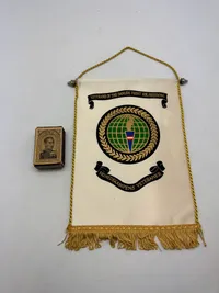Originalt lille banner fra Frihedskampens veteraner