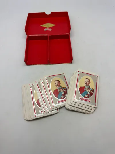 Originalt sæt Kong Christian X spillekort 1937 komplet