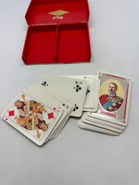 Originalt sæt Kong Christian X spillekort 1937 komplet