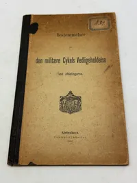 Den militære cykels vedligeholdelse , 1897