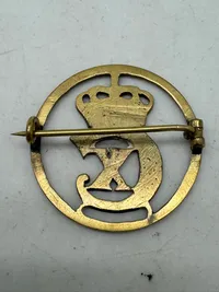 Original Kong Christian X pin