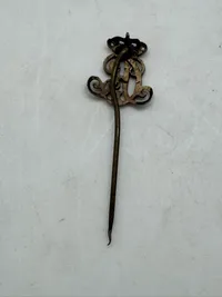 Kong Christian X pin