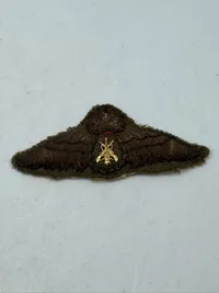Ekstremt sjælden Dansk flyvervinge Model 1915 har tilhørt Christian Førslev, 1891-1959