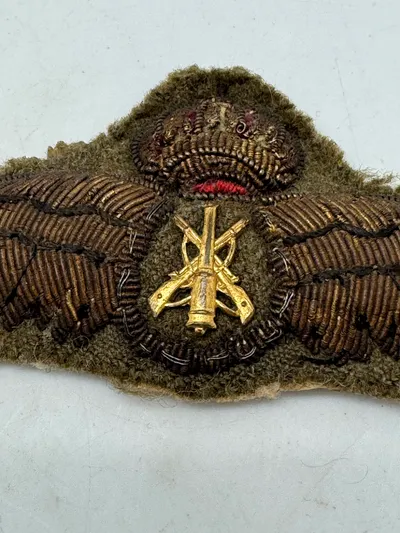 Ekstremt sjælden Dansk flyvervinge Model 1915 har tilhørt Christian Førslev, 1891-1959