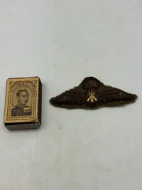 Ekstremt sjælden Dansk flyvervinge Model 1915 har tilhørt Christian Førslev, 1891-1959
