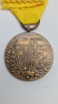 Original Wilhelm tronskifte medalje