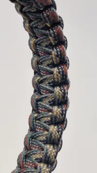 Originalt paracord armbånd med lukketøj af sterlingsølv (From Soldier To Soldier)