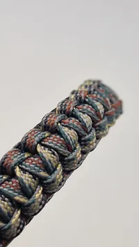 Originalt paracord armbånd med lukketøj af sterlingsølv (From Soldier To Soldier)