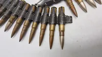 Originalt patronbælte til mg34 og 42 med deaktiverede 8x57js patroner. (4.37 bsw og waA