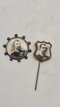 Originale Kong Christian X pins, tidlige