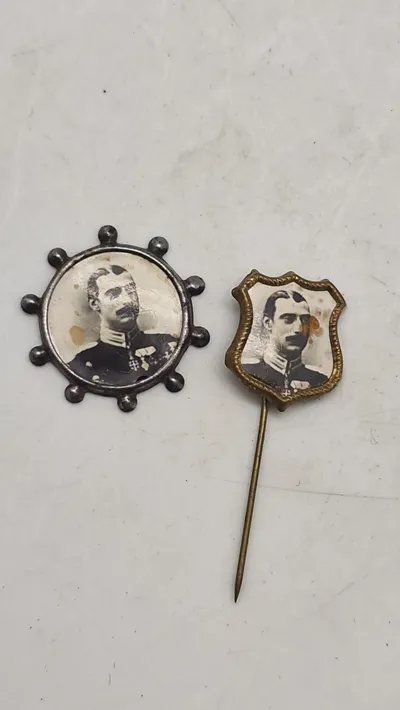 Originale Kong Christian X pins, tidlige