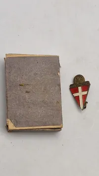 Ekstremt sjældent originalt Kong Christian X mærke