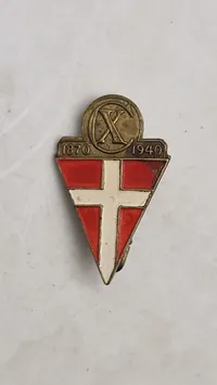 Ekstremt sjældent originalt Kong Christian X mærke