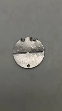 Original dansk id brik fra civilforsvaret
