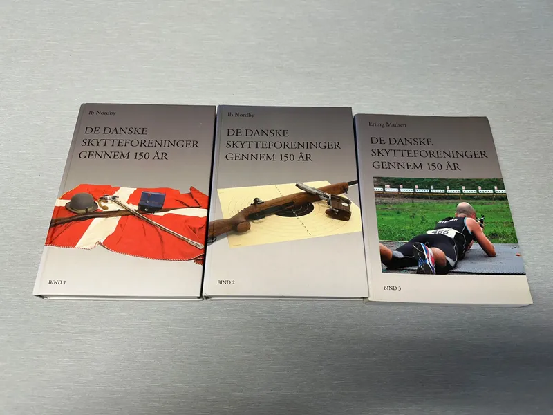 3 binds værk om Danske skytteforeninger