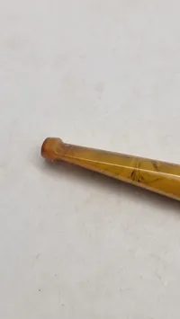 Veludført pibe med etui