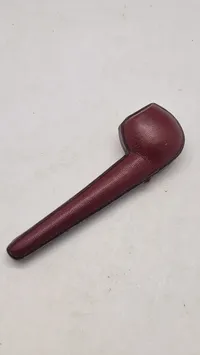 Veludført pibe med etui