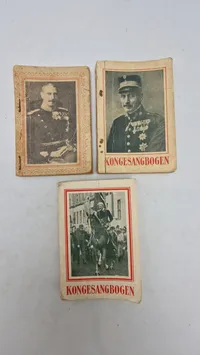 Samling originale konge sangbøger