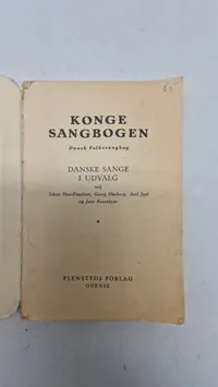 Samling originale konge sangbøger