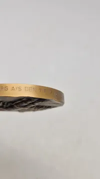 Original Sirius medalje (Knud Rasmussen) med æske